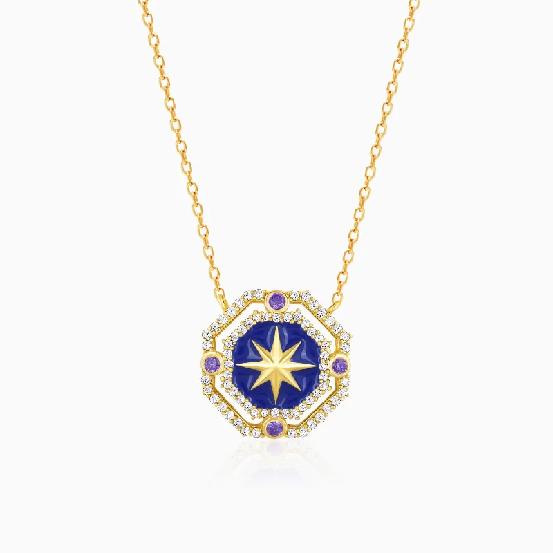 Golden St. Peter's Basilica Sky of Love Necklace