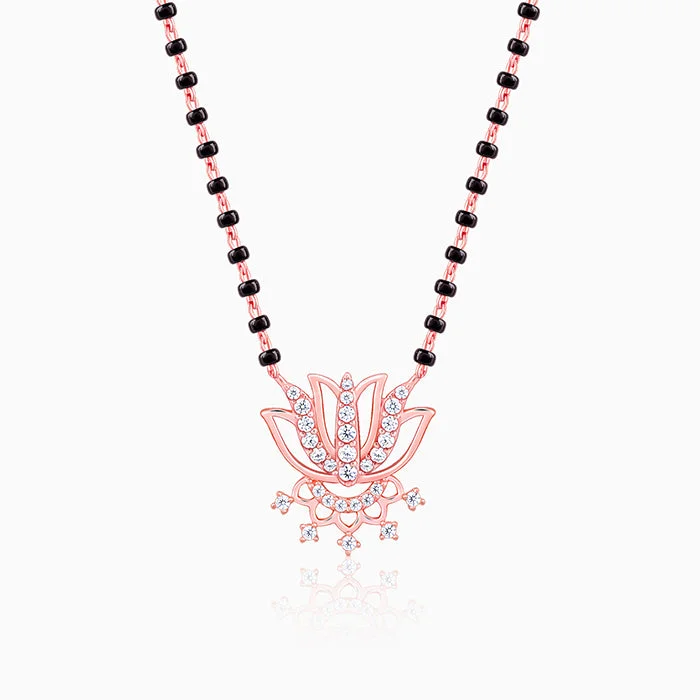 Rose Gold Damara Mangalsutra