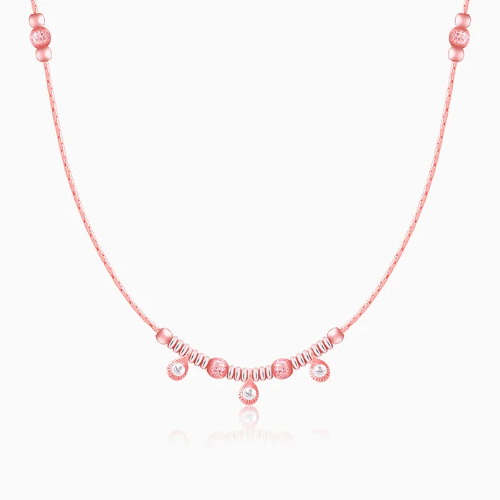 Rose Gold Elegant Charm Necklace