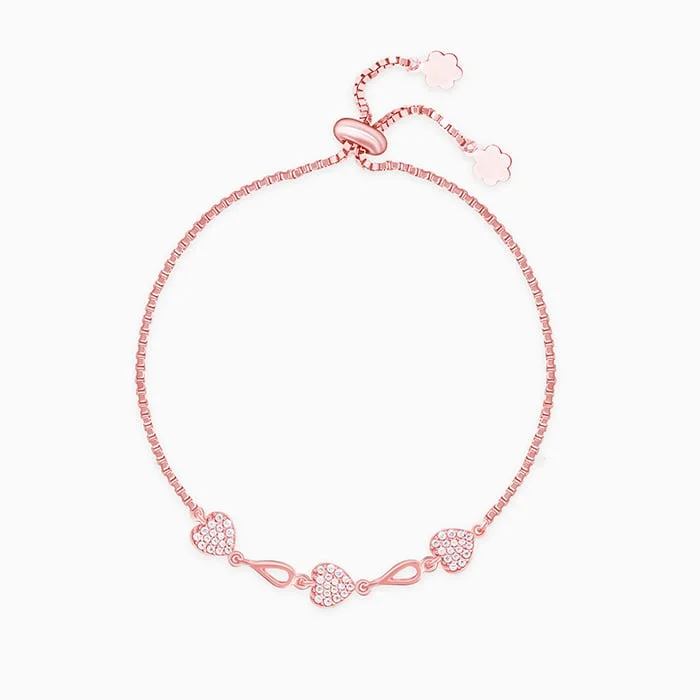 Rose Gold Heavenly Heart Bracelet