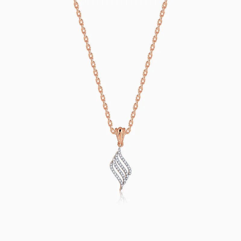 Rose Gold True Paradise Diamond Pendant