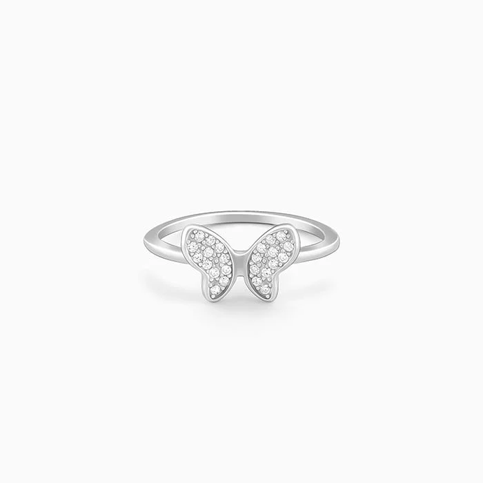 Silver Dione Butterfly Ring