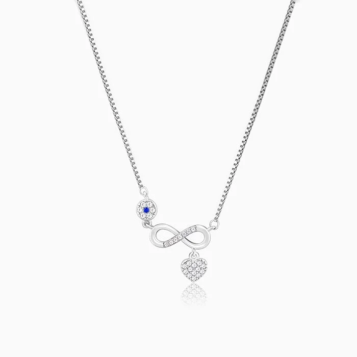 Silver Infinity Love Necklace