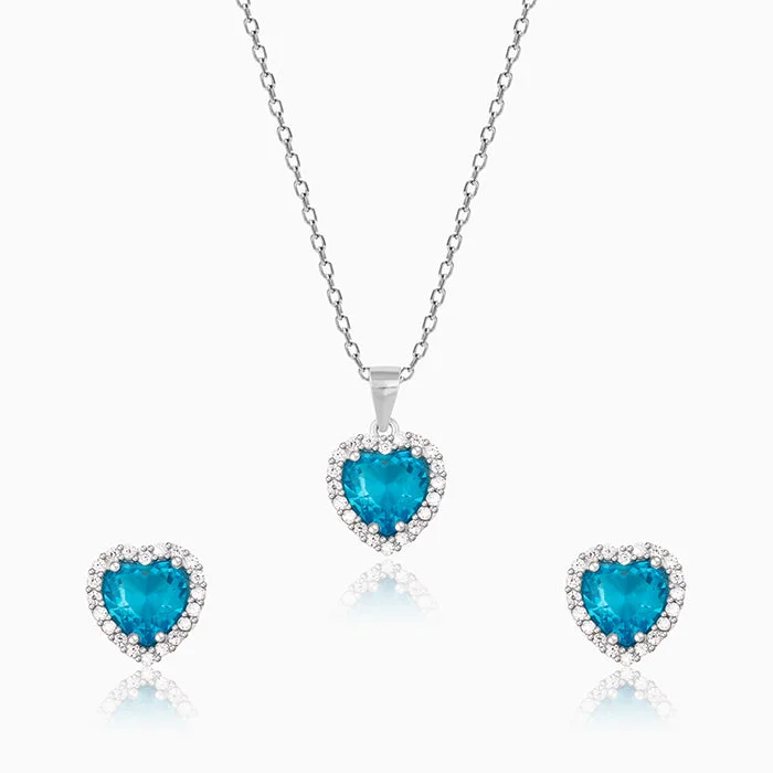 Silver Titanic Heart Of The Ocean Set