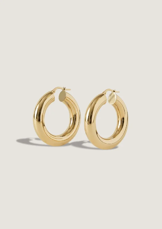 Bold Hoop Earrings Large