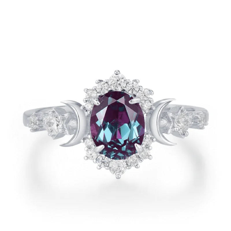 Galactic Alexandrite Ring