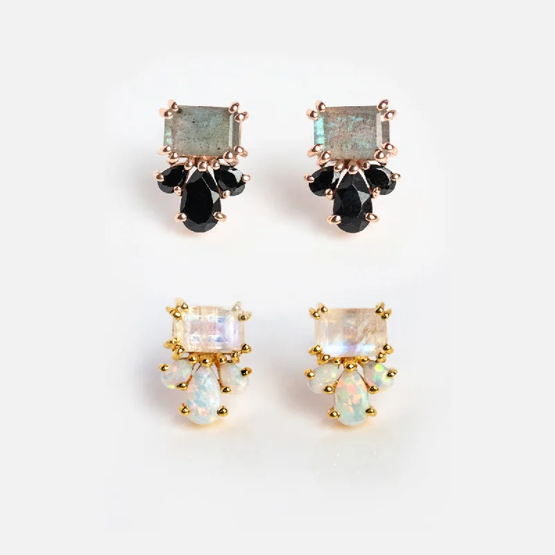 Gemstone Empress Stud Earrings