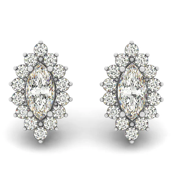 Halo Diamond Earring