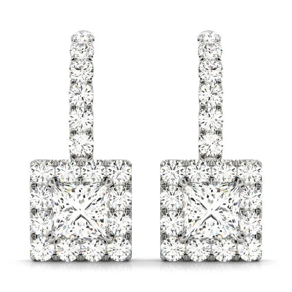 Halo Diamond Earring