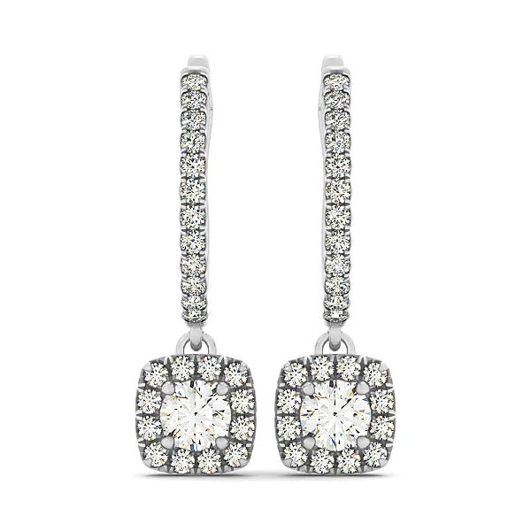 Halo Diamond Earring