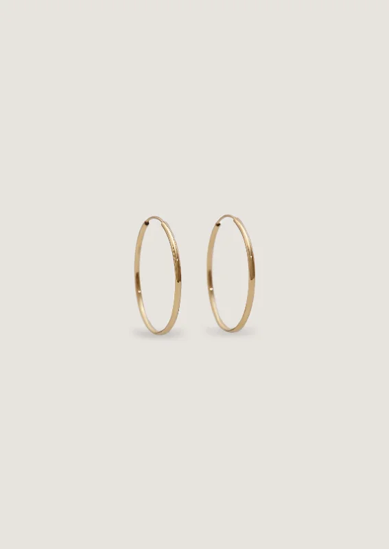 Lightweight Hoop Earrings Medium