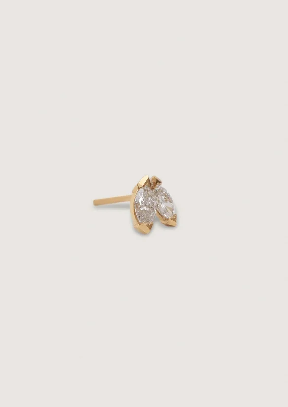 Marquise Angel Stud Earrings Diamond