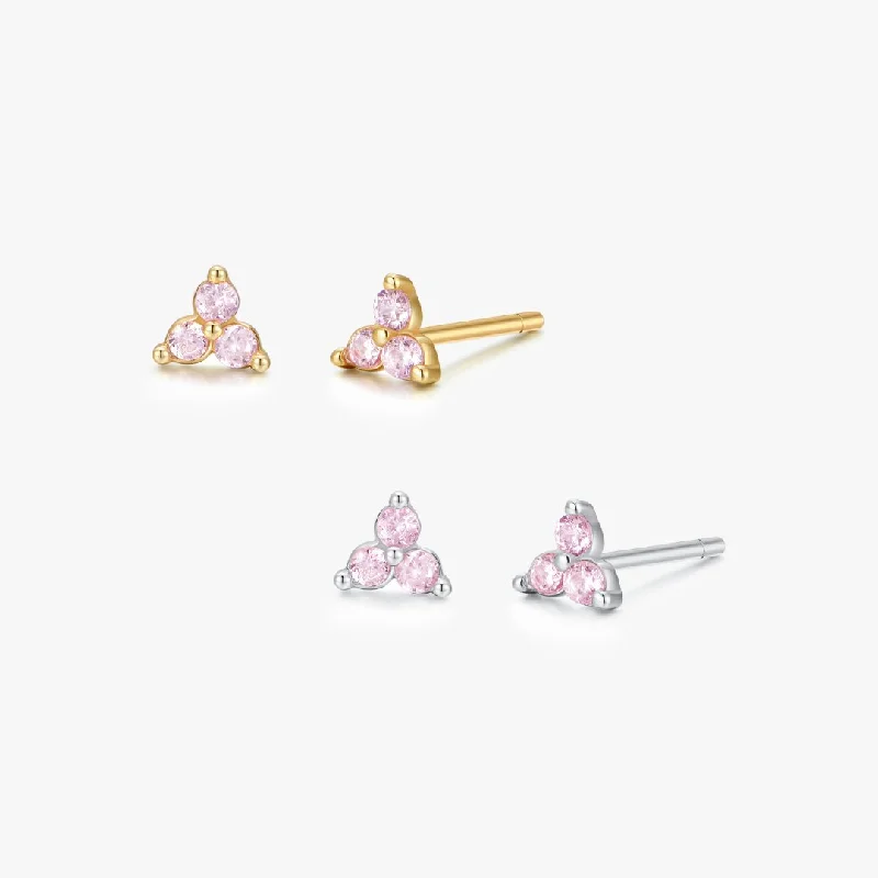 Pink Gem Twinkle Studs