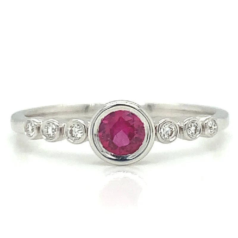 Ruby & Diamond Ring - "Remembrance"