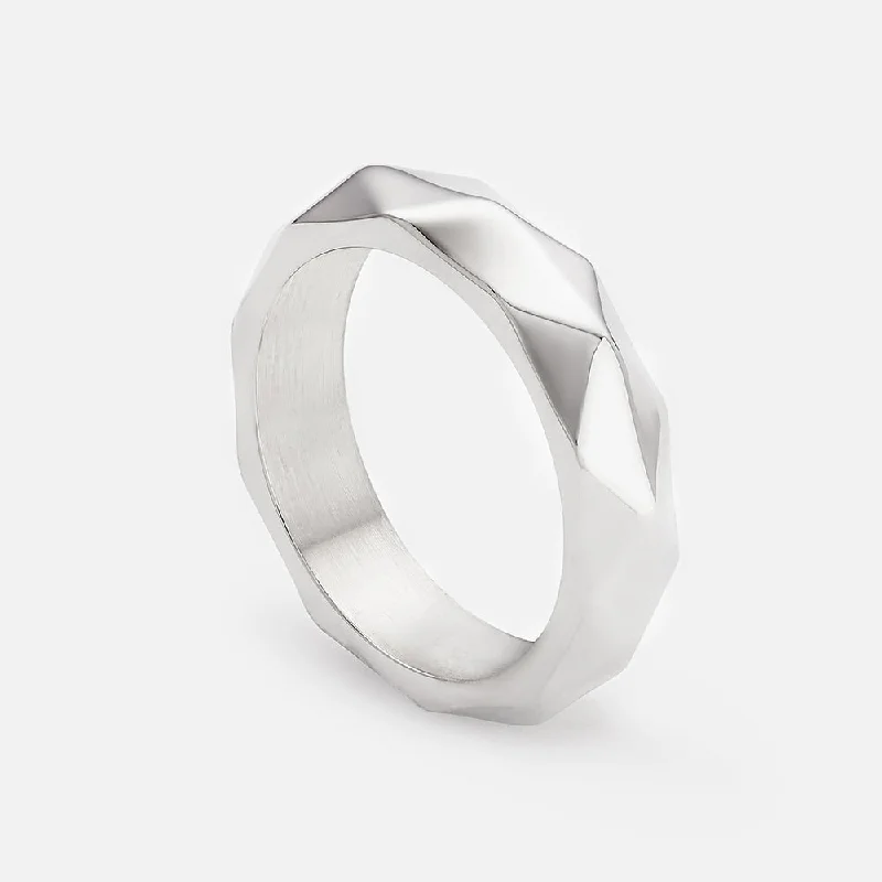 Silver Gabriel – Stainless Steel Ring