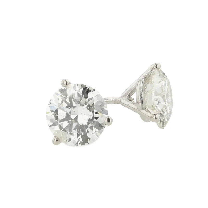 "The Abigail Diamond Earring Studs" 2.01CTTW H SI2 RBS 14KWG