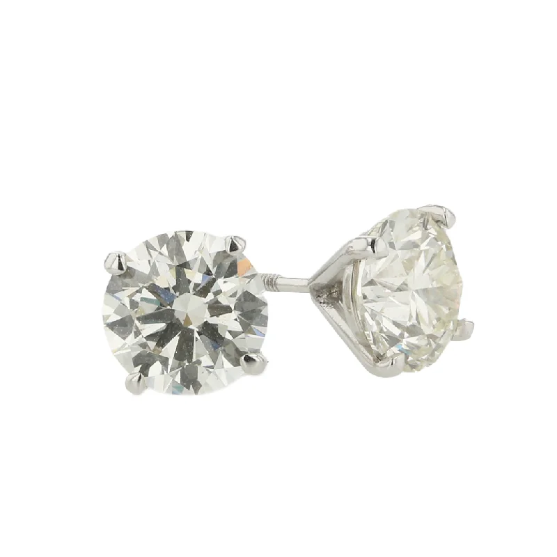 "The Blake Diamond Earring Studs"  2.73CTTW G VSI RBS 14KWG