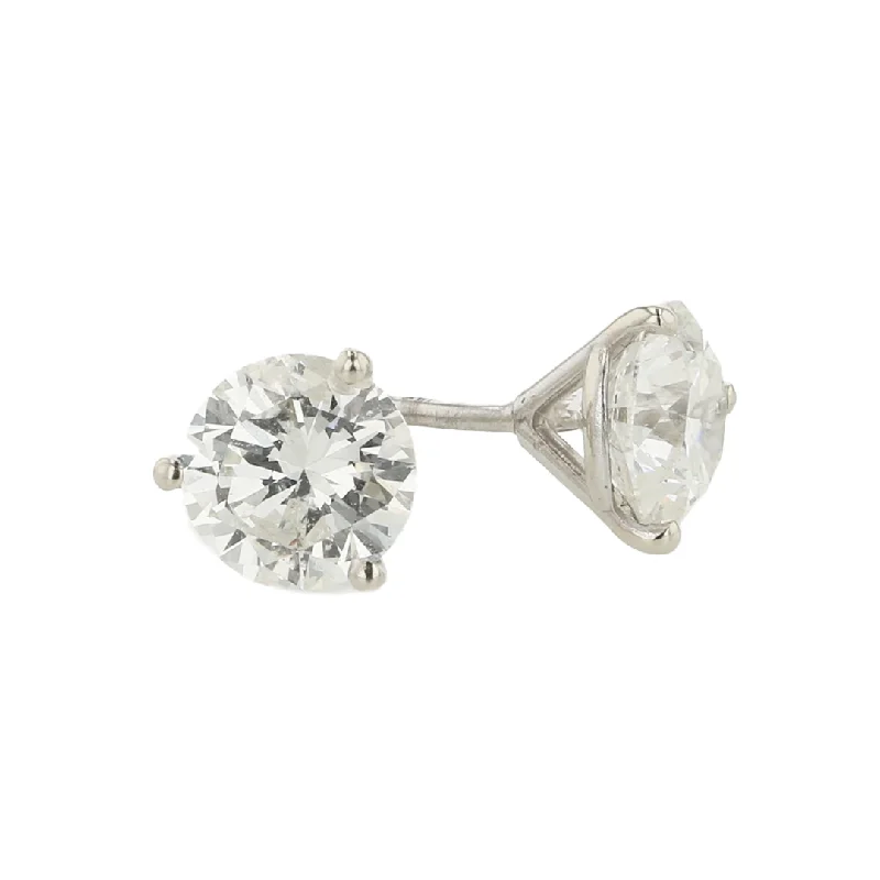 "The Cameron Diamond Earring Studs" 1.75CTTW RBS D SI2 14KWG