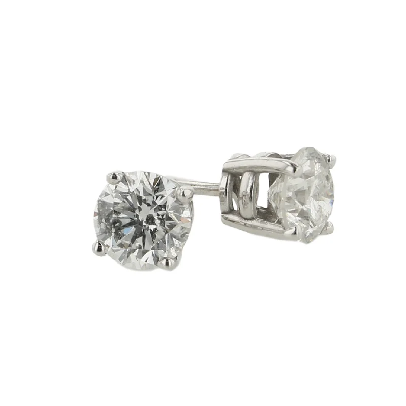 "The Grace Diamond Earring Studs" 1.00CTTW D-E SI RBS STUDS 14KWG