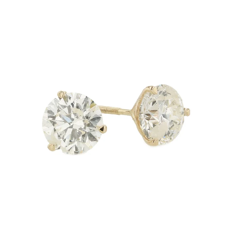 "The Lily Diamond Earring Studs" 2.15CTTW G SI12 RBS 14KYG