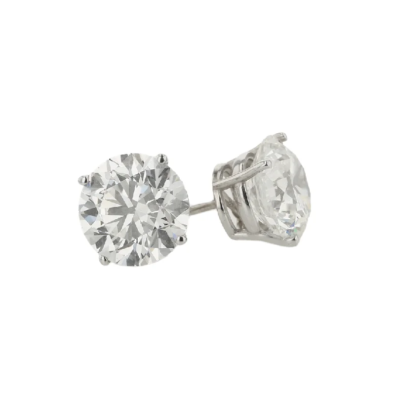 "The Quinn Diamond Earring Studs" 5.42CTTW  14KWG RBS LAB GROWN DIA