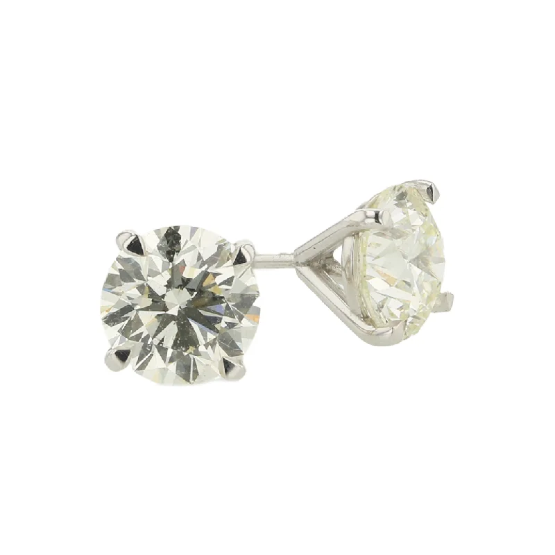 "The Reese Diamond Earring Studs" 2.40CTTW 14KWG RBS G VS