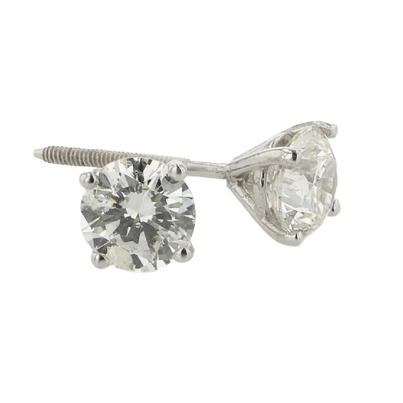 "The Sophia Diamond Earring Studs"  0.85CTTW F-G SI1 RBS 14KWG