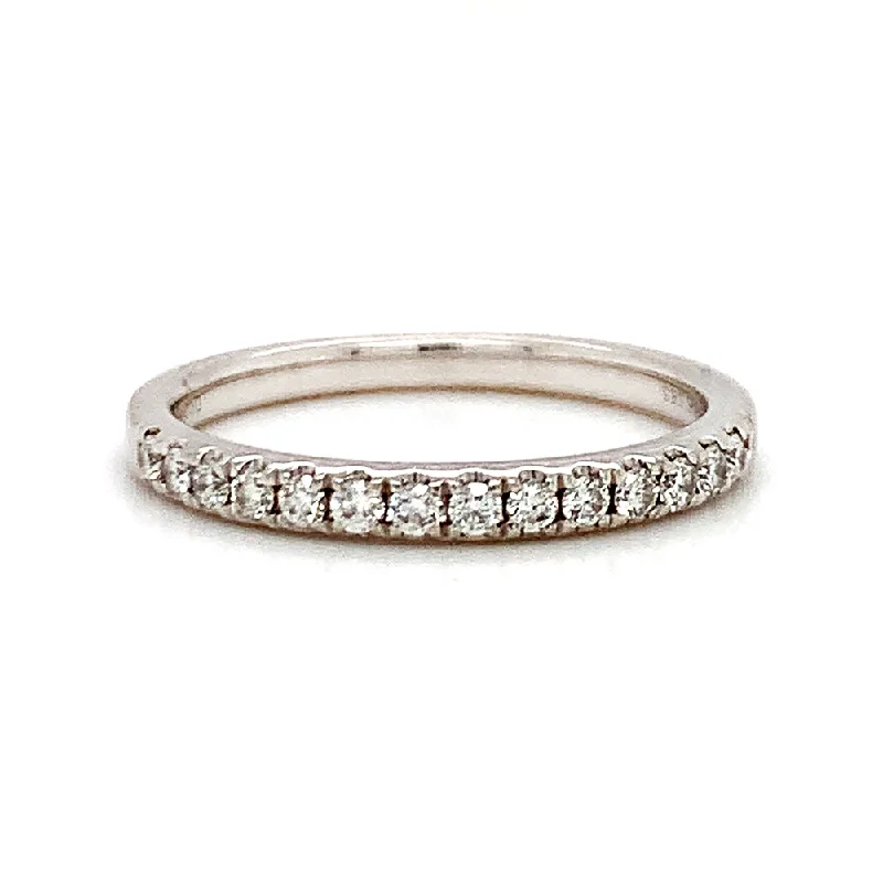 White Gold & Diamond Wedding Band