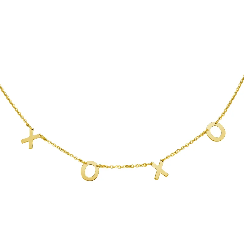 14K XOXO Necklace