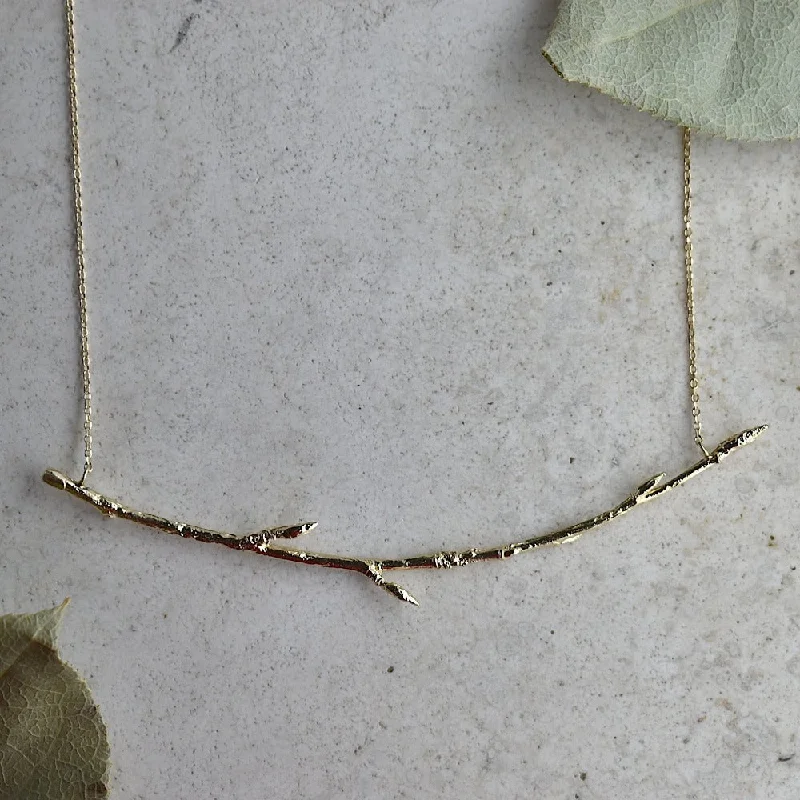 14ky Large Branch Necklace