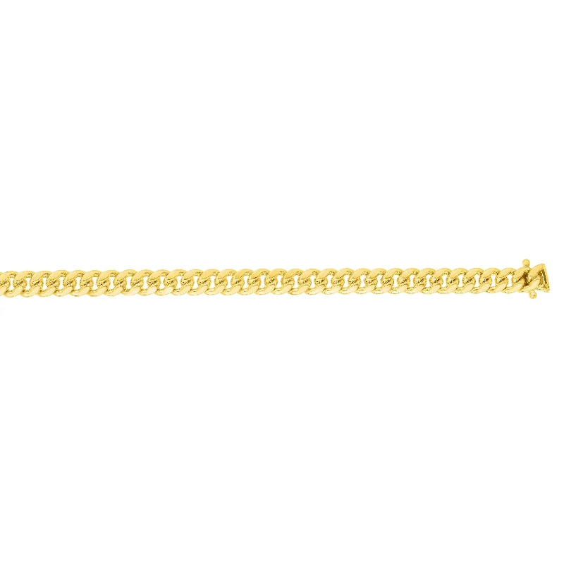 8.5" 14k Yellow Gold 6.14mm Miami Cuban Link Bracelet