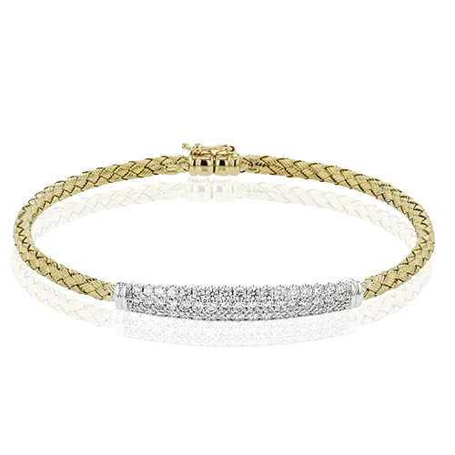 Bangle in 18k Gold with Diamonds