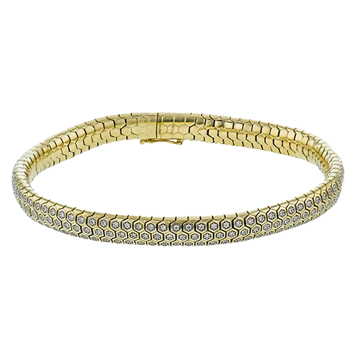 Gent Bracelet in 14k Gold with Diamonds